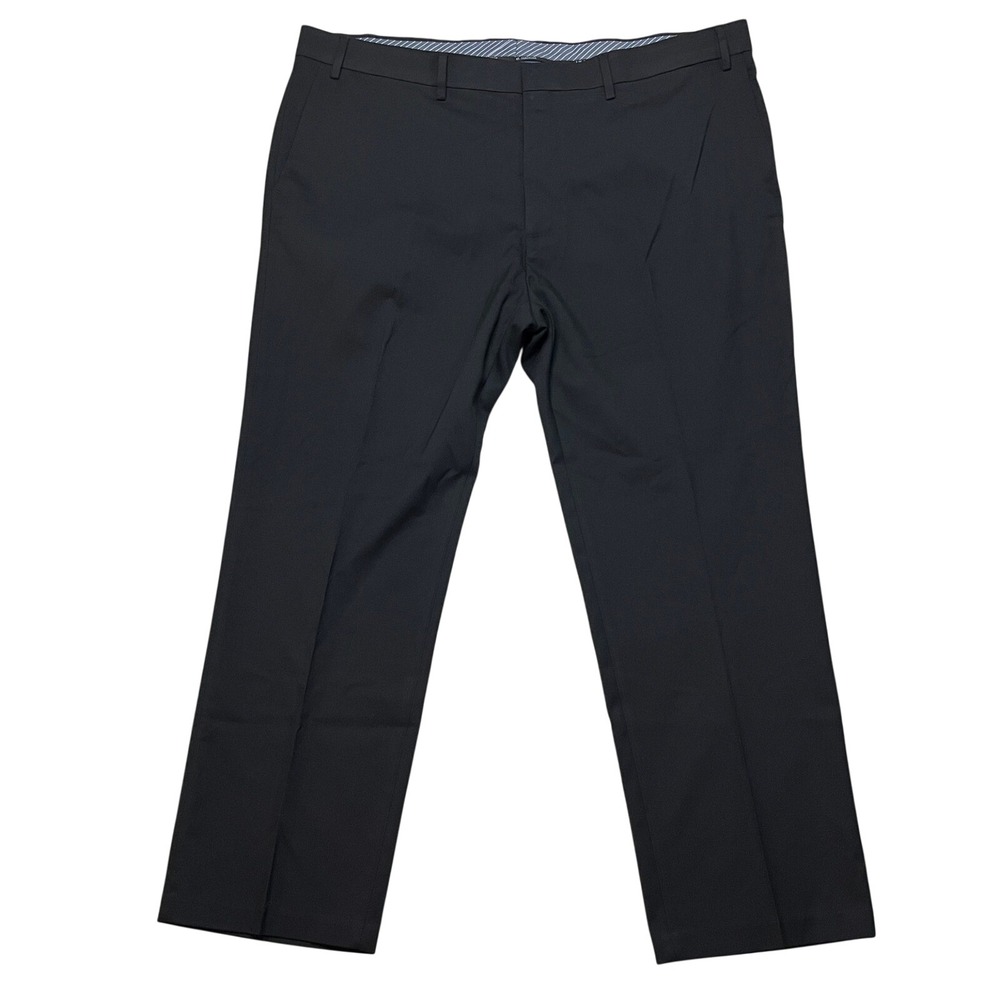J.M. Haggar Suit Pant Mens 44x30 Black Premium Stretch Tailored Fit Dress Slacks